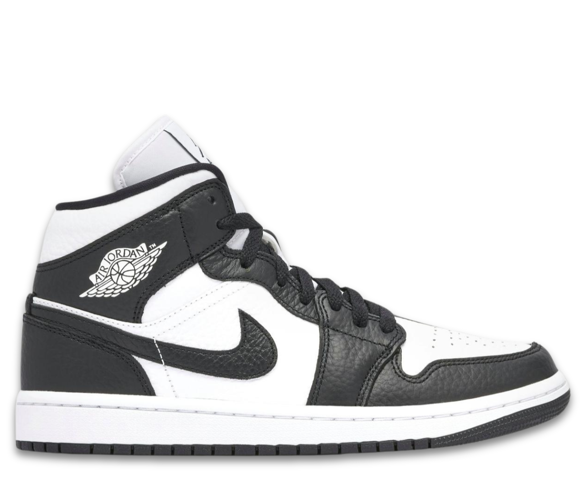 Jordan 1 Mid Split Black White (Women's)