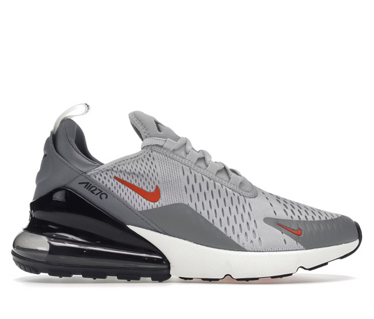 Nike Air Max 270 Gray Fog Team Orange Sail 