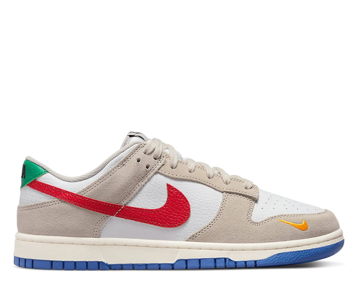 Nike Dunk Low Light Iron Ore Red Blue 