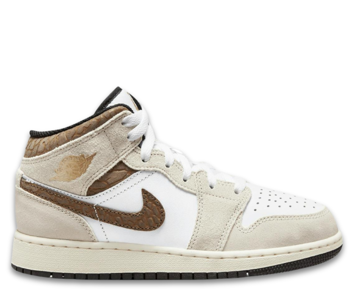 Jordan 1 Mid SE Brown Elephant (GS)