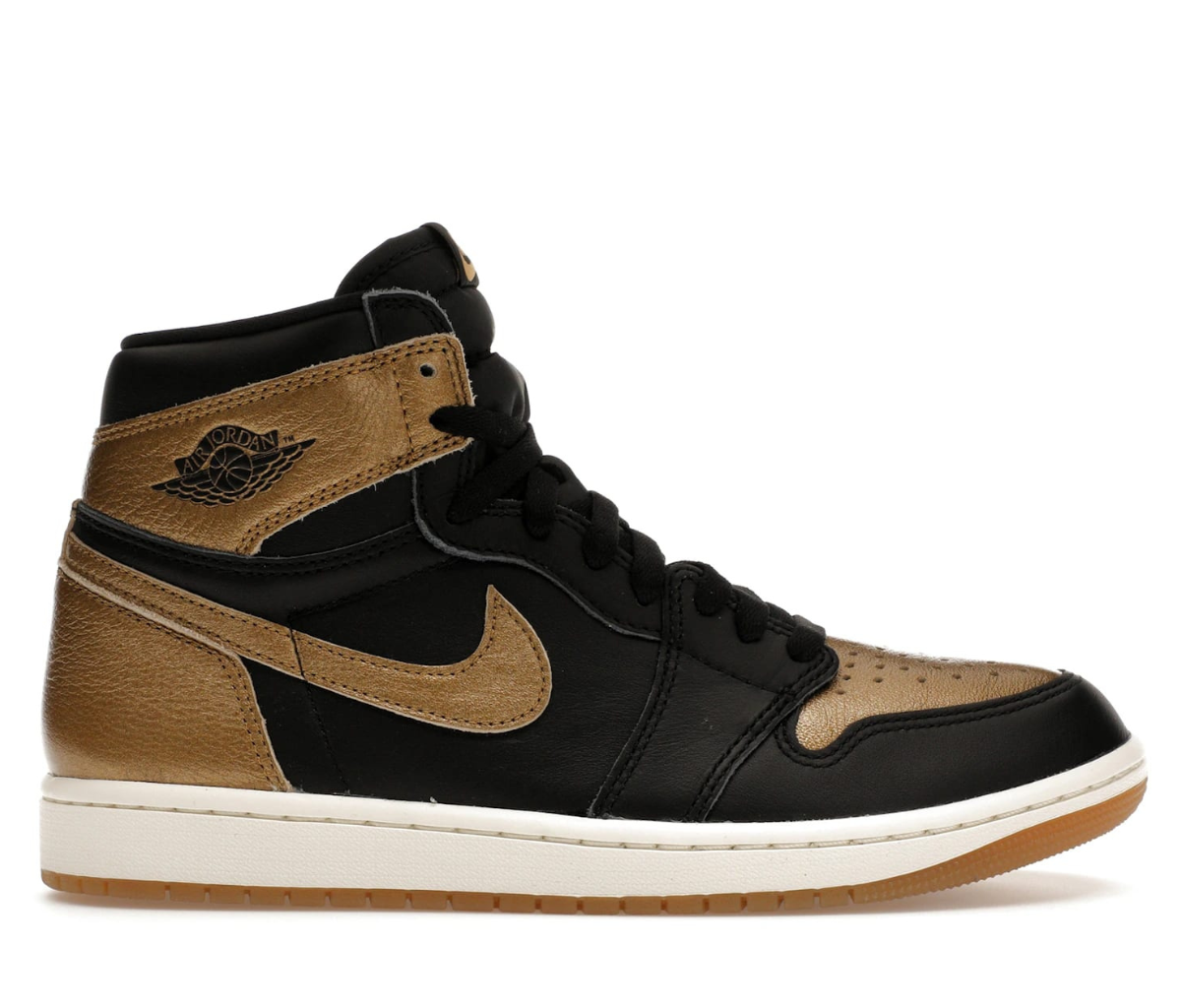 Jordan 1 Retro High OG Black Metallic Gold