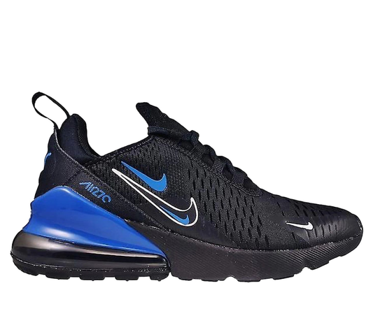 Nike Air Max 270 Multi-Swoosh Black Dark Marina Blue (GS) 