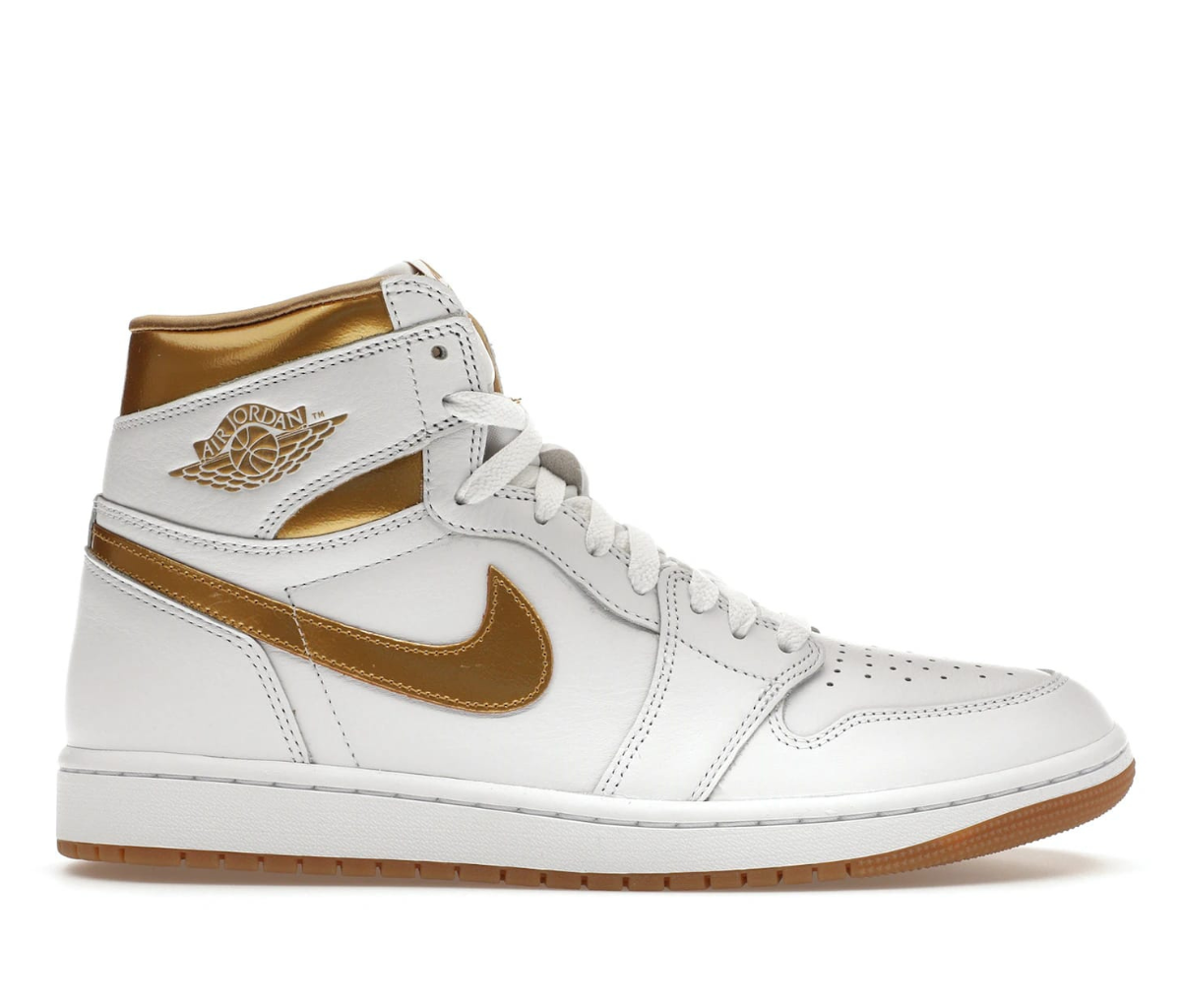 Jordan 1 Retro High OG Metallic Gold (Women's) 
