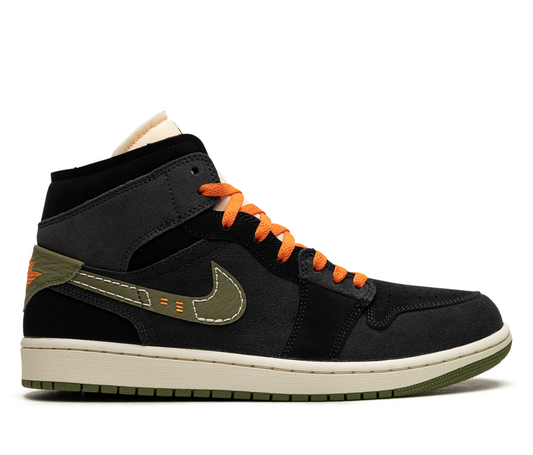 Jordan 1 Mid SE Craft Anthracite Light Olive 