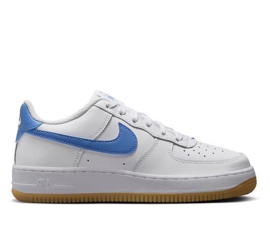 Nike Air Force 1 Low White Gum Light Brown Blue Beyond (GS)