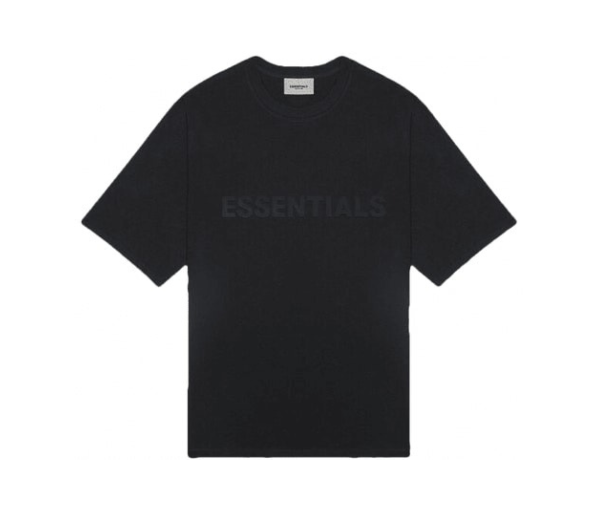 Fear of God Essentials Boxy T-Shirt Applique Logo Dark Slate/Stretch Limo/Black
