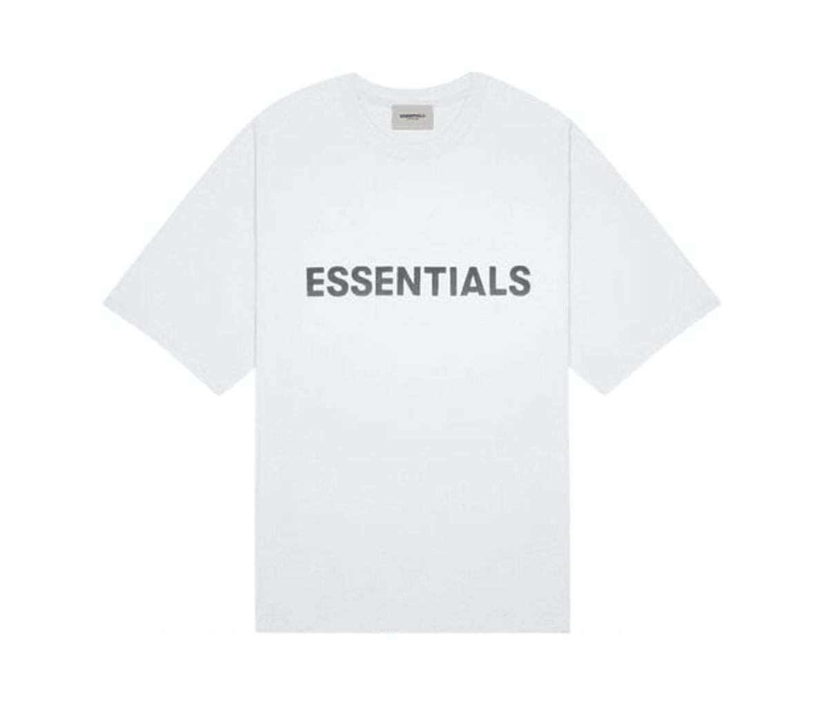 Fear of God Essentials Boxy T-Shirt Applique Logo White