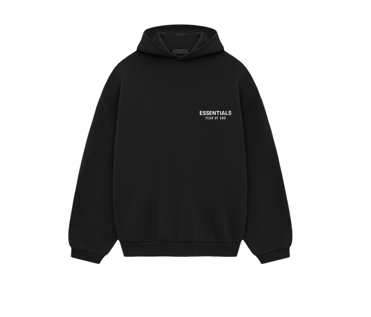 Fear of God Essentials Fleece Hoodie (FW24) Black