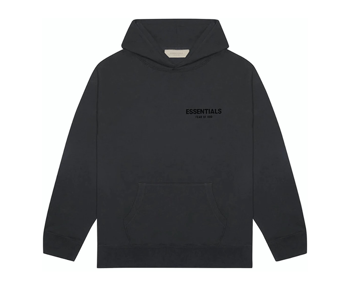 Fear of God Essentials Pullover Chest Logo Hoodie Stretch Limo/Black