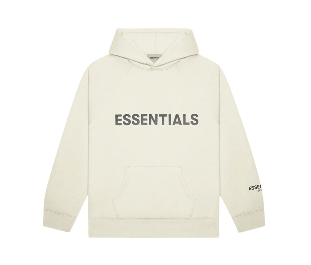 Fear of God Essentials Pullover Hoodie Applique Logo Buttercream