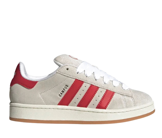 adidas Campus 00s Crystal White Better Scarlet (Women's)