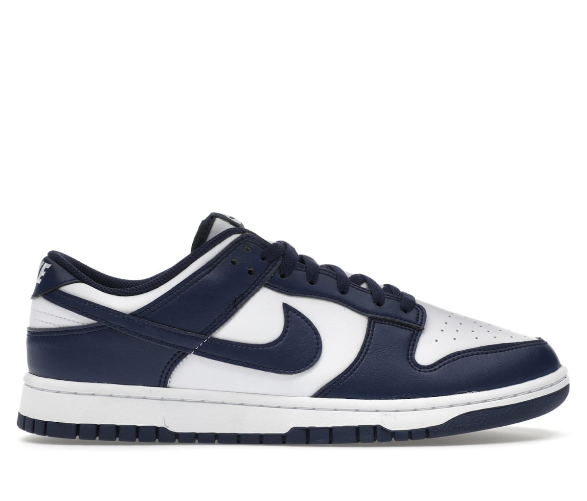 Nike Dunk Low White Midnight Navy