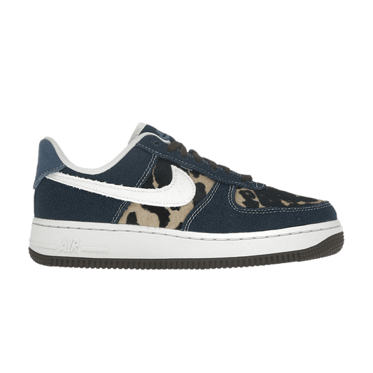 Nike Air Force 1 Low Cheetah Blue Denim (Women's)