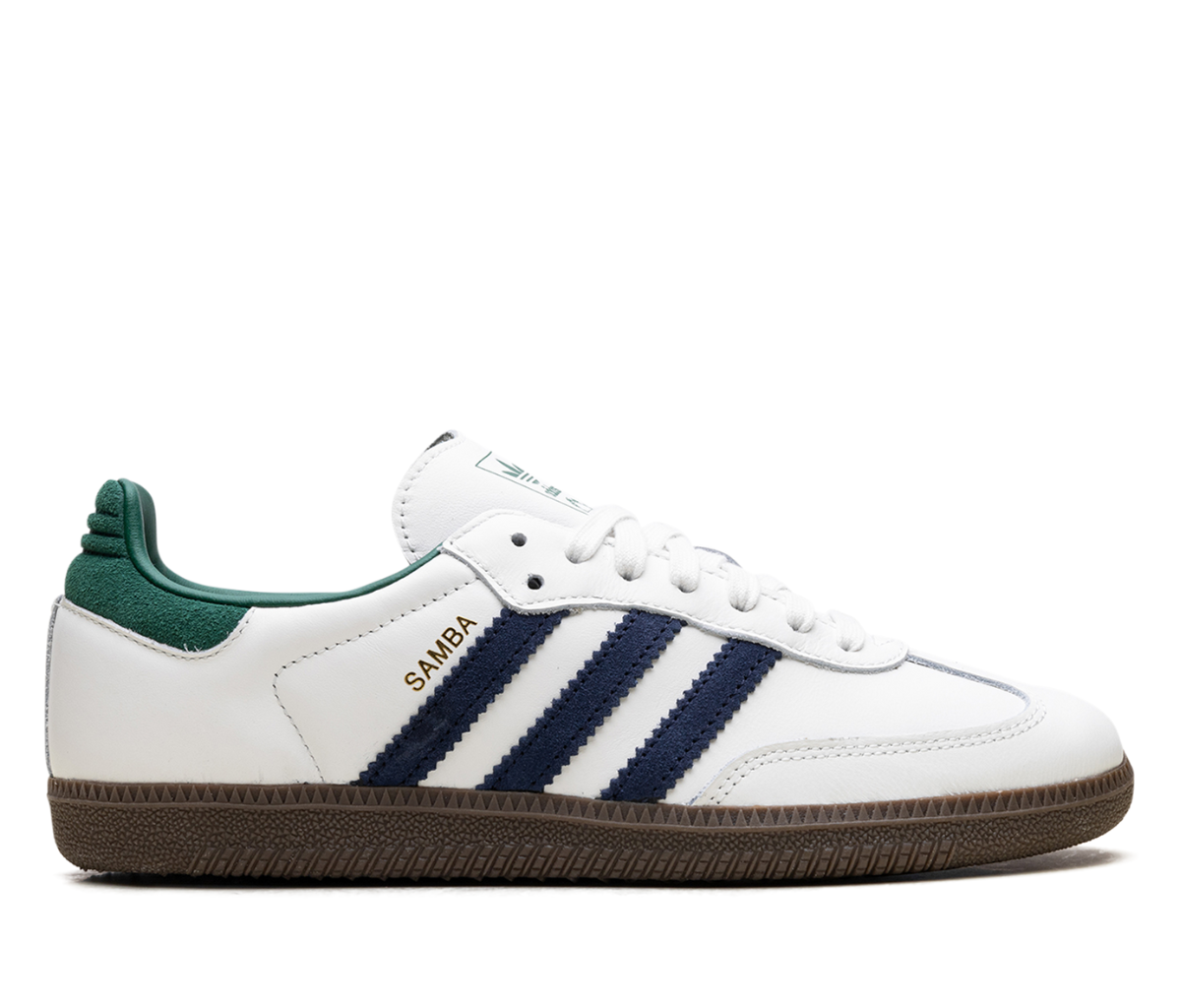 adidas Samba OG Black White Collegiate Green 