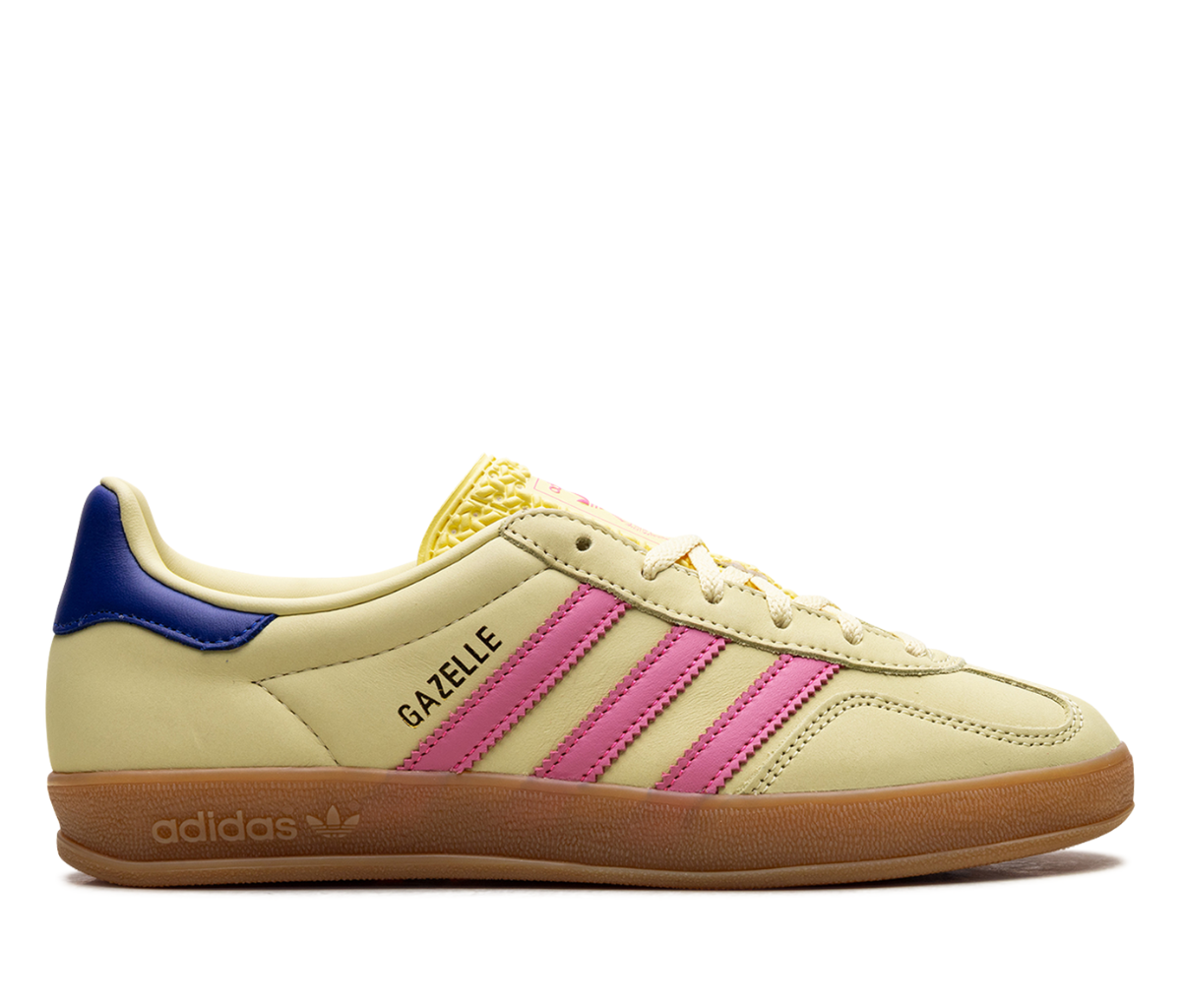 adidas Gazelle Indoor Powder Yellow Lucid Pink Royal (Women's) 