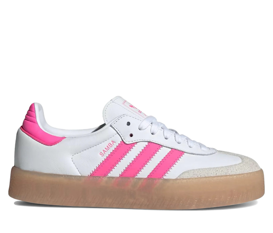 adidas Sambae White Off White Lucid Pink (Women's) 