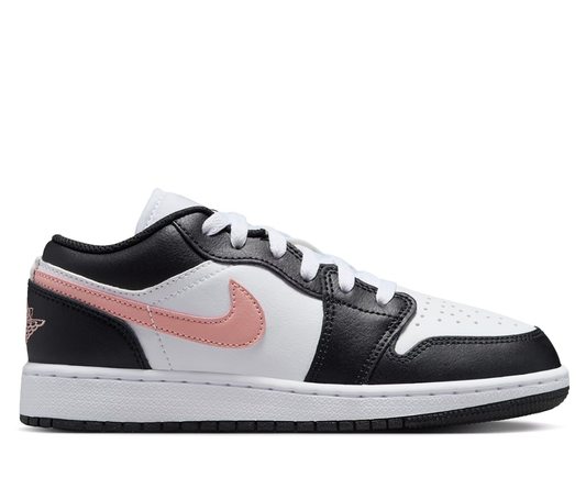Jordan 1 Low White Black Rust Pink (GS) 