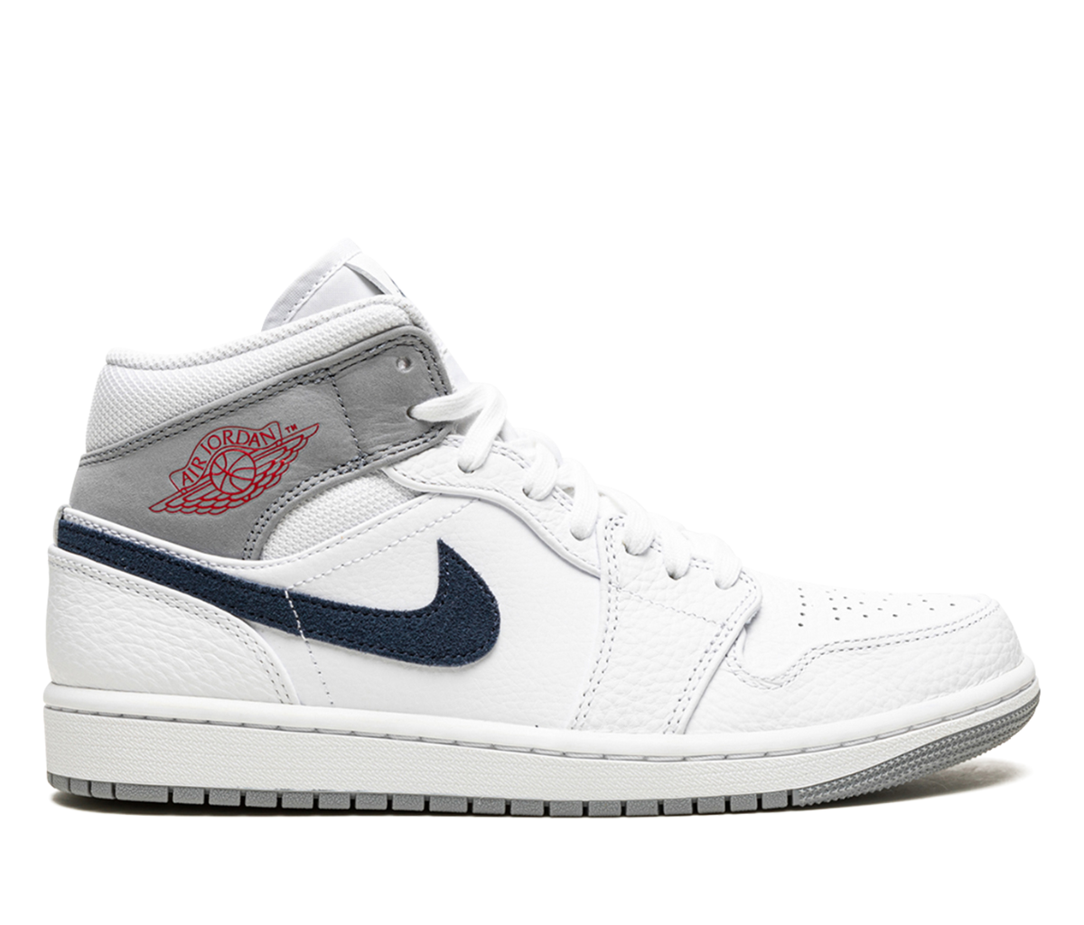 Jordan 1 Mid Paris White