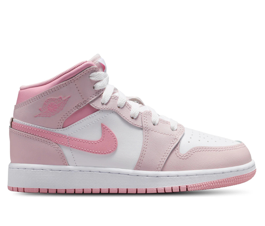 Jordan 1 Mid Pearl Pink White (GS)