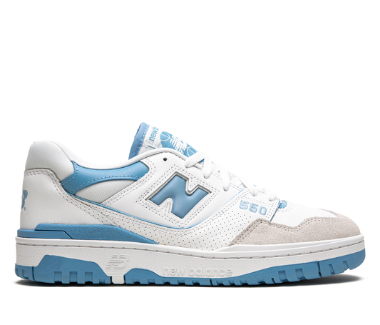 New Balance 550 White Blue Haze Rain Cloud 