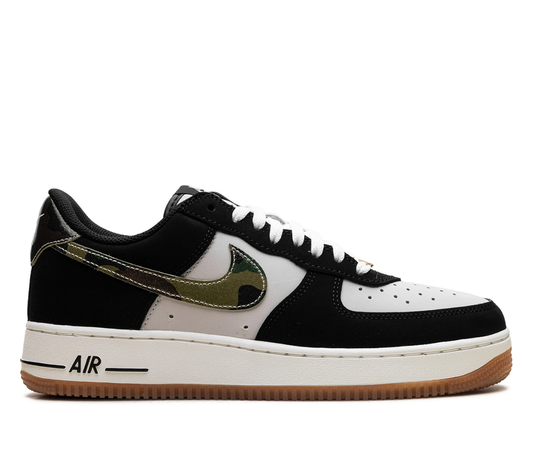 Nike Air Force 1 Low '07 LV8 Black Patent Camo Swoosh