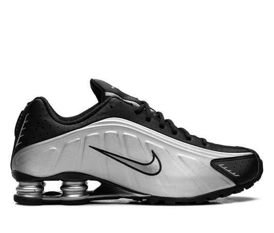 Nike Shox R4 Metallic Silver Black