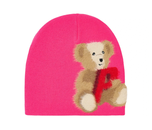 Palace P Bear Nein Cuff Beanie Pink