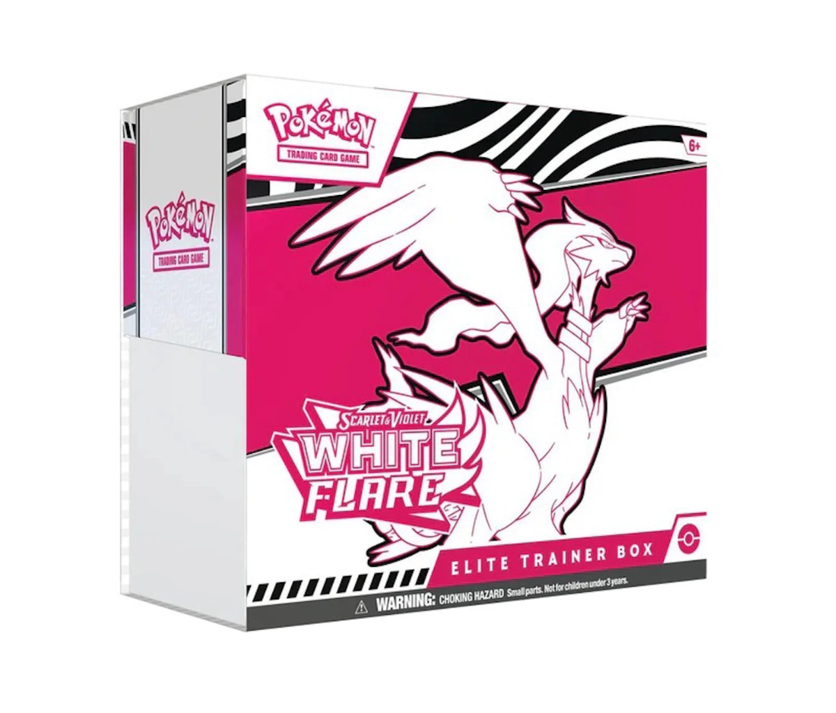 Pokemon White Flare Elite Trainer Box 2025 Pokémon Scarlet & Violet