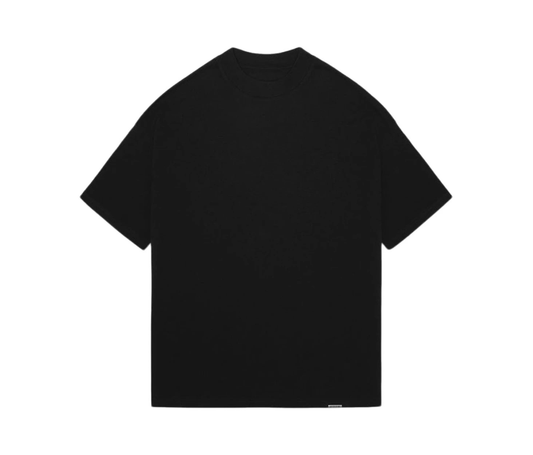 Represent Blank Oversized T-Shirt Jet Black