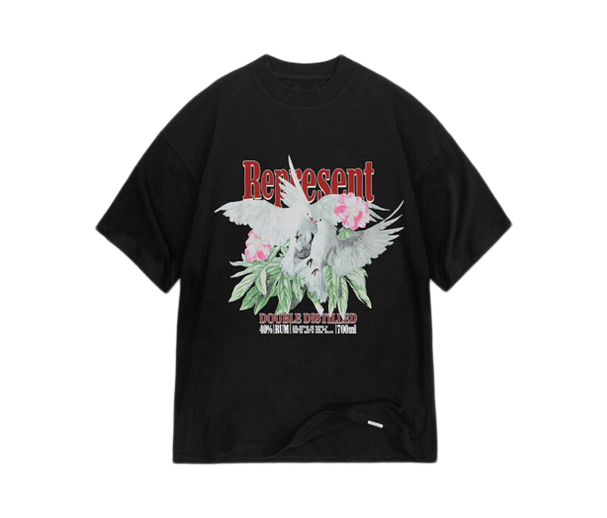Represent Double Distilled T-shirt Off Black