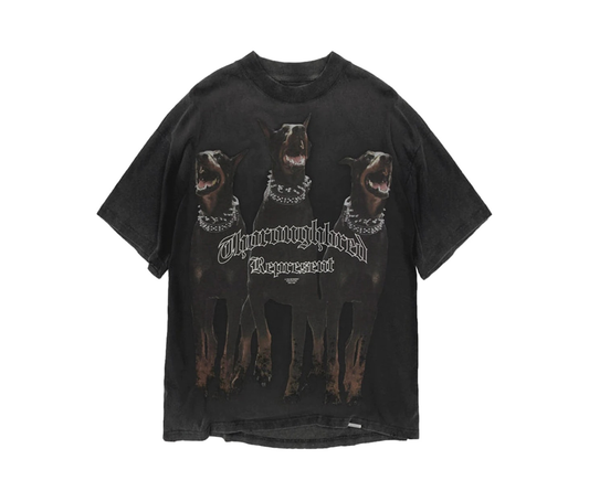 Represent Thoroughbred T-Shirt Vintage Black