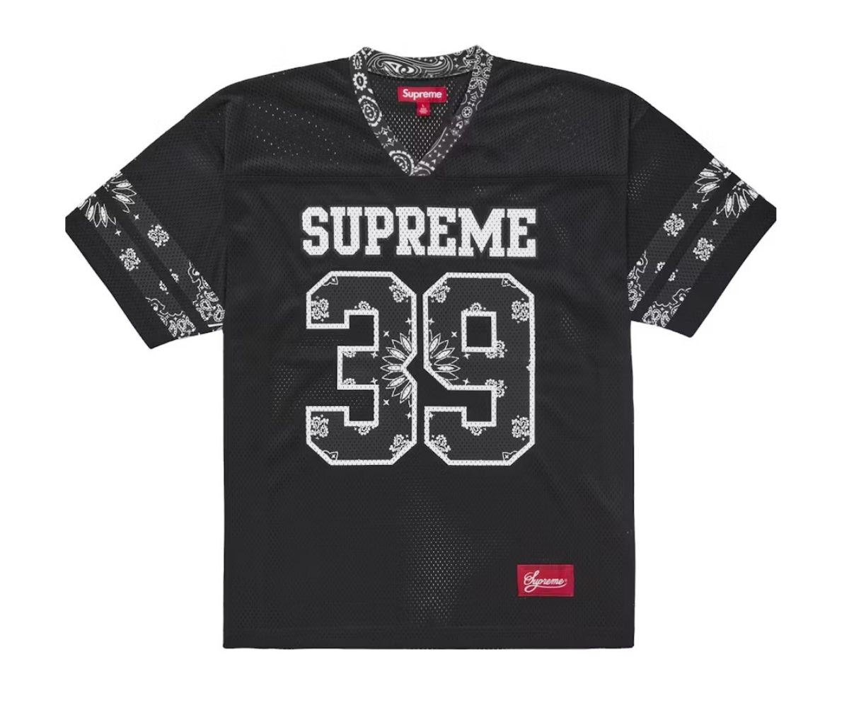 Supreme Bandana Football Jersey Black