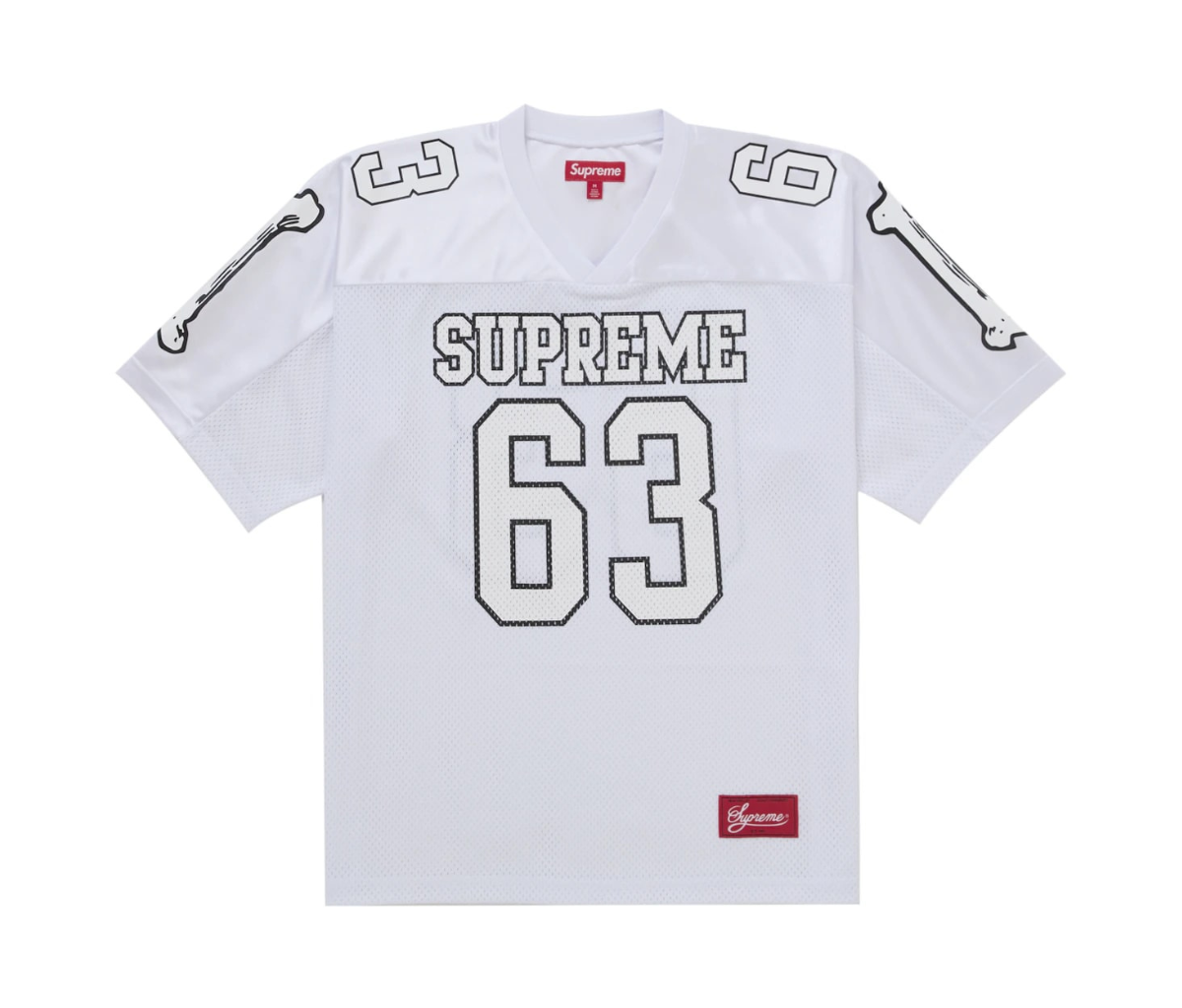 Supreme Bones Football Jersey White