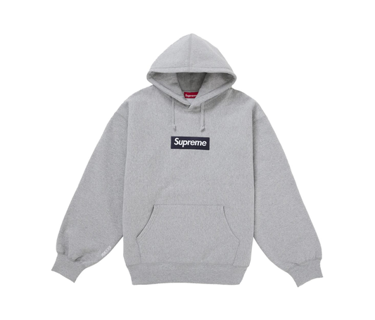 Supreme Box Logo Hooded Sweatshirt (FW25) Heather Grey