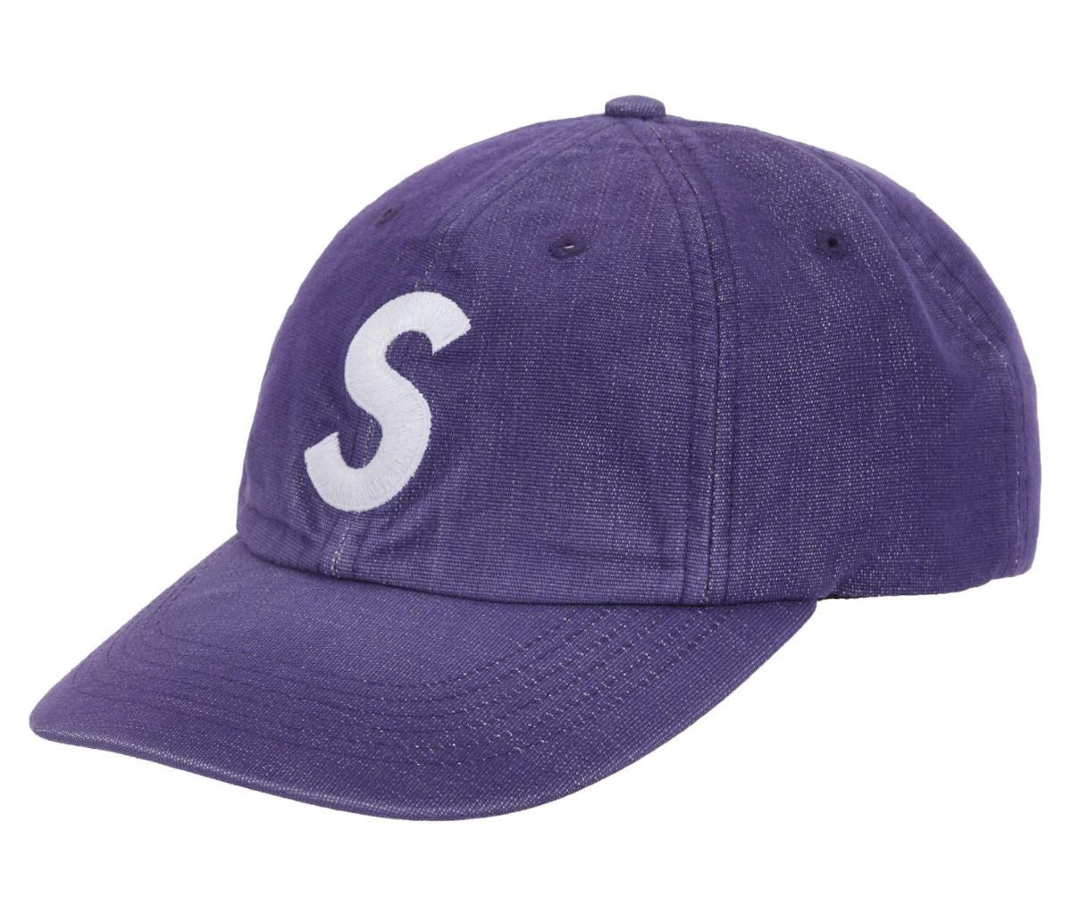 Supreme Cordura Denim S Logo 6-Panel Purple
