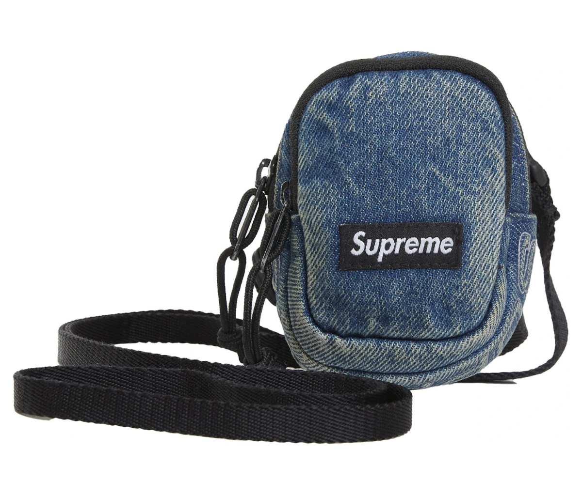 Supreme Denim Mini Utility Bag Washed Indigo