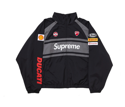 Supreme Ducati Track Jacket Black