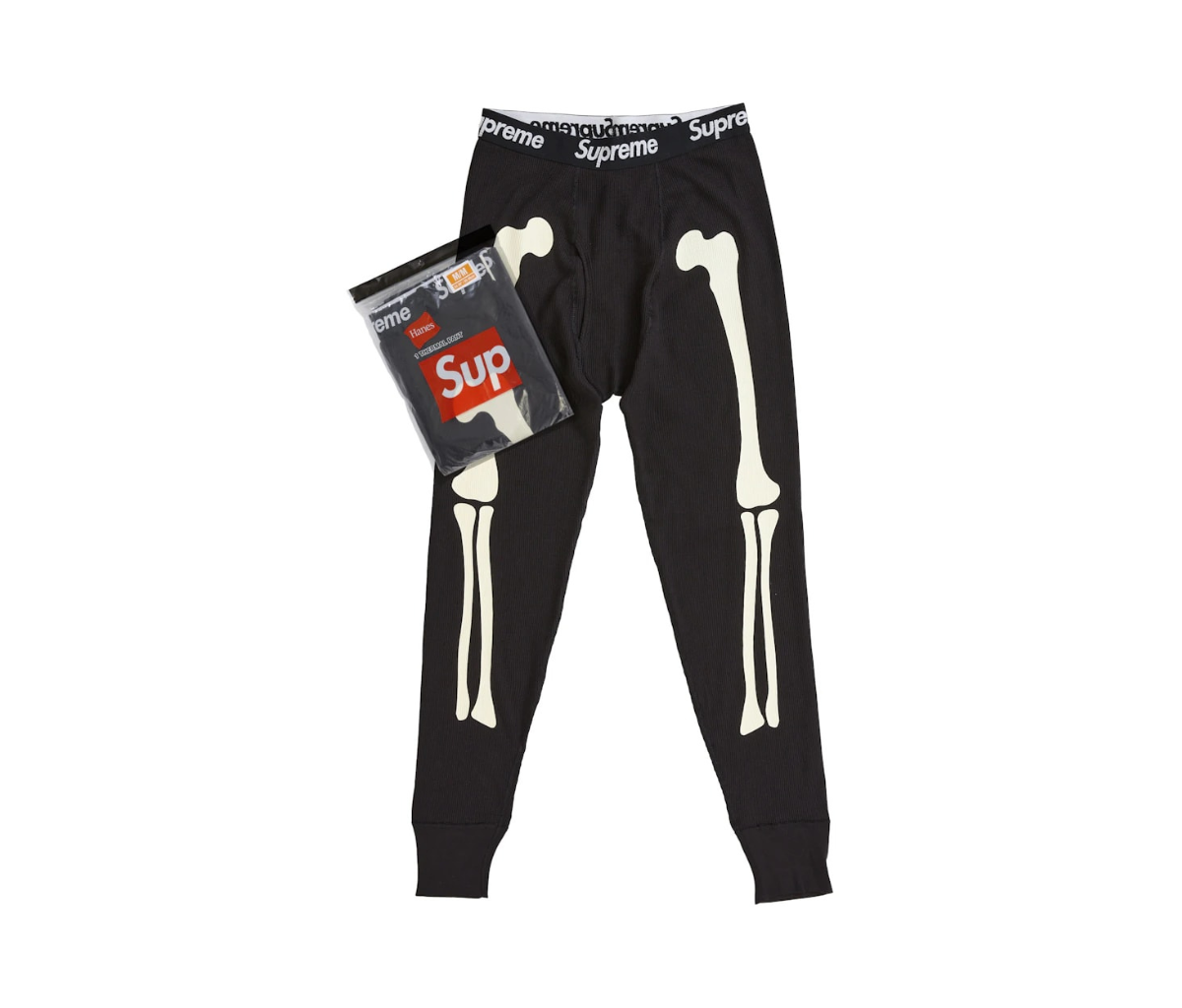 Supreme Hanes Bones Thermal Pant FW25 (1 Pack) Black
