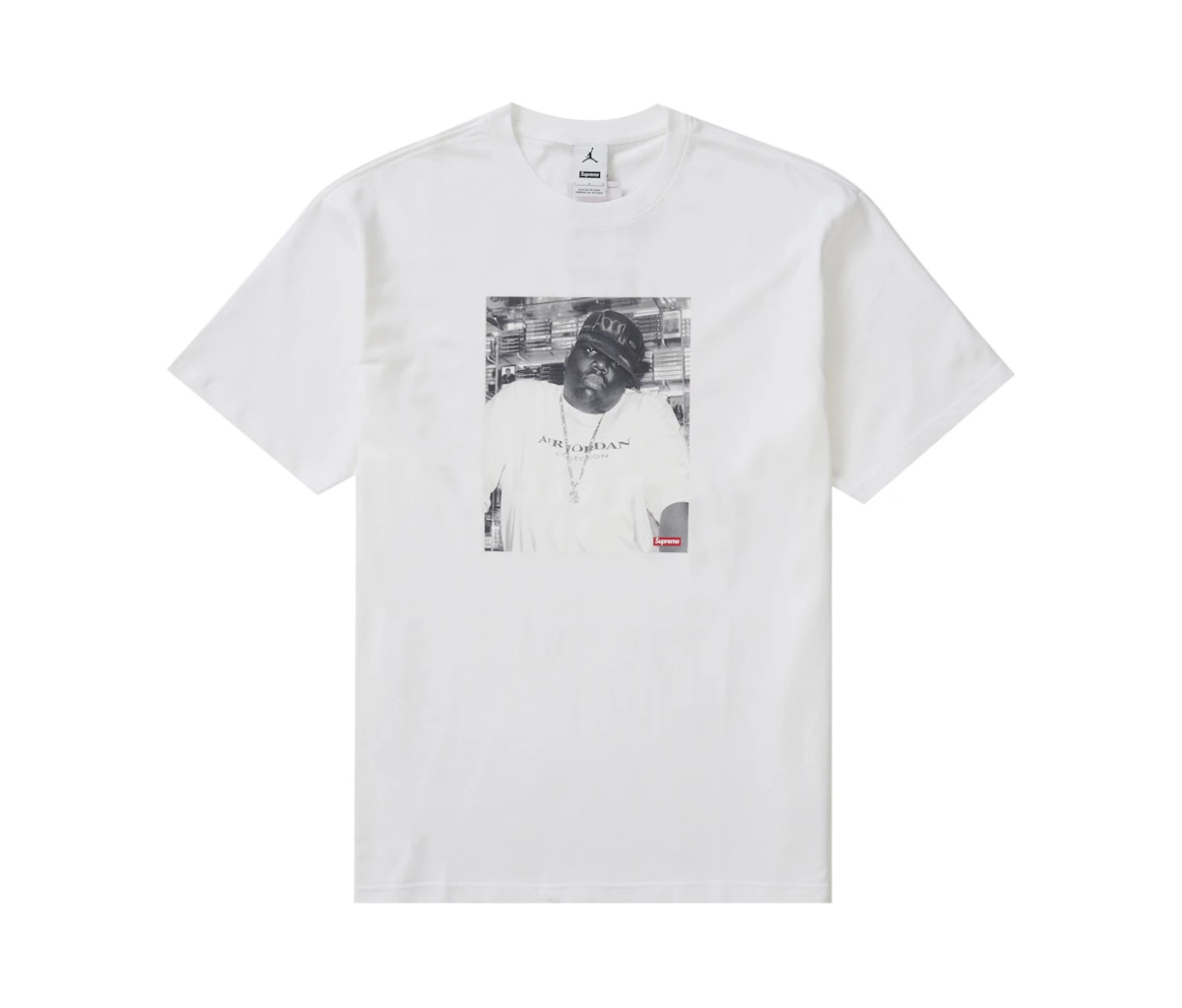 Supreme Jordan Biggie S/S Top White