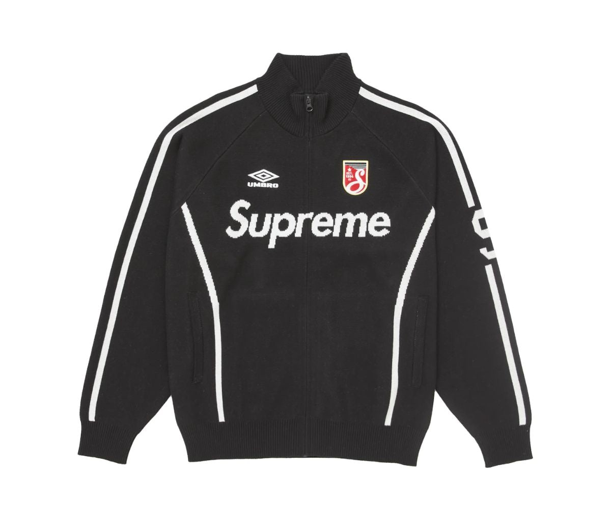 Supreme Umbro Zip Up Sweater Black
