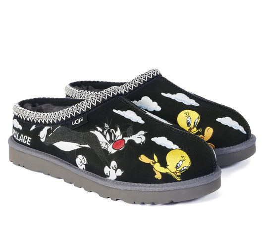 UGG Tasman Slipper Palace x Looney Tunes Black 