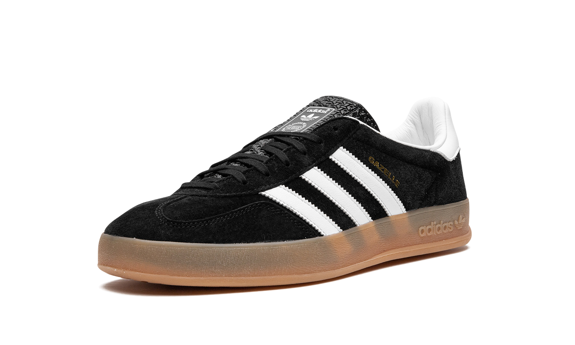adidas Gazelle Black White Gum