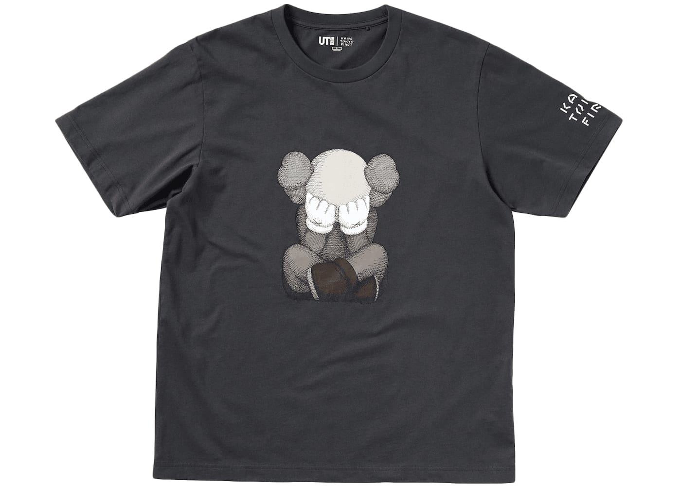 KAWS x Uniqlo Tokyo First Tee (Asia Sizing) Dark Grey