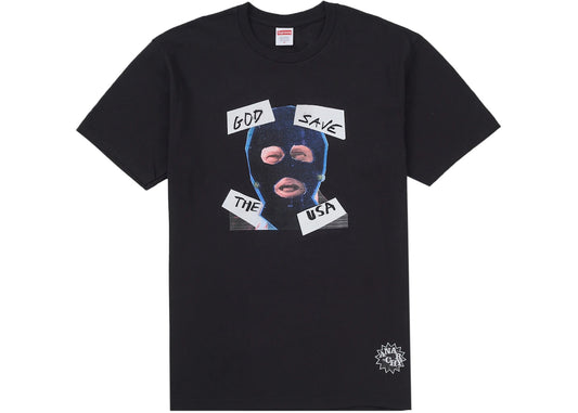 Supreme God Save Us Tee Black