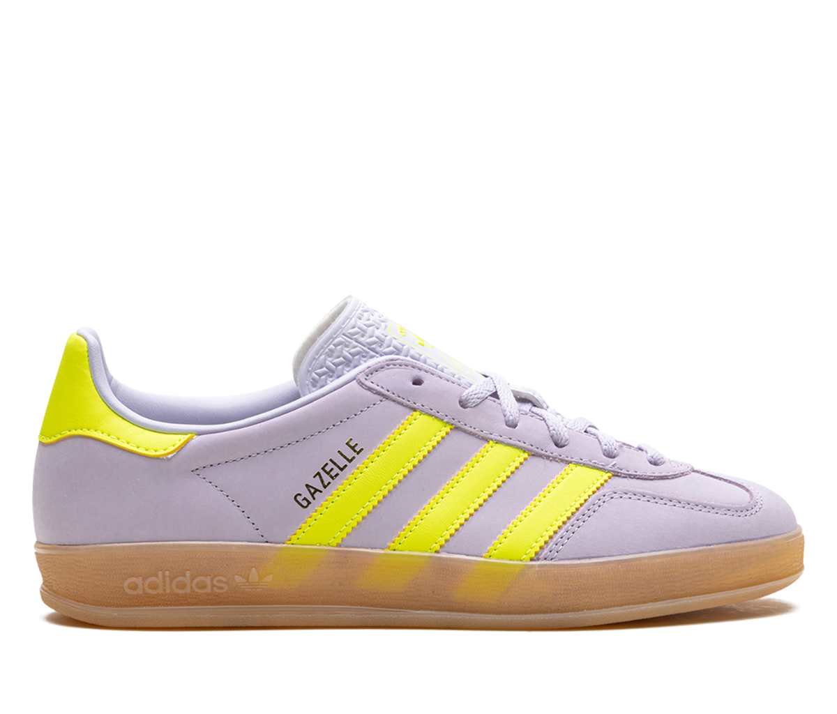 adidas Gazelle Indoor Silver Dawn Solar Yellow (Women's)