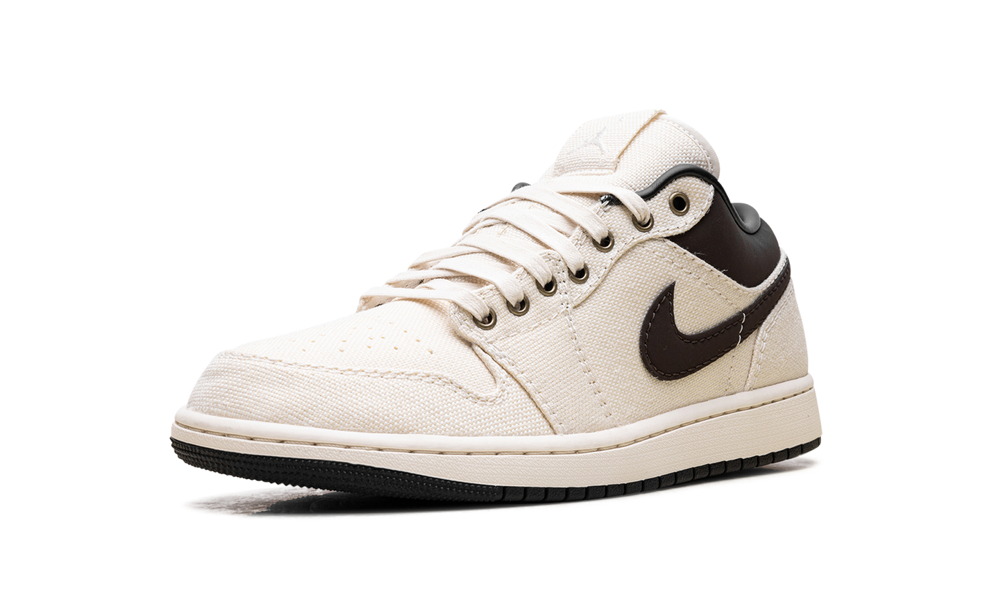 Jordan 1 Low Premium Pale Ivory Off Noir Baroque Brown