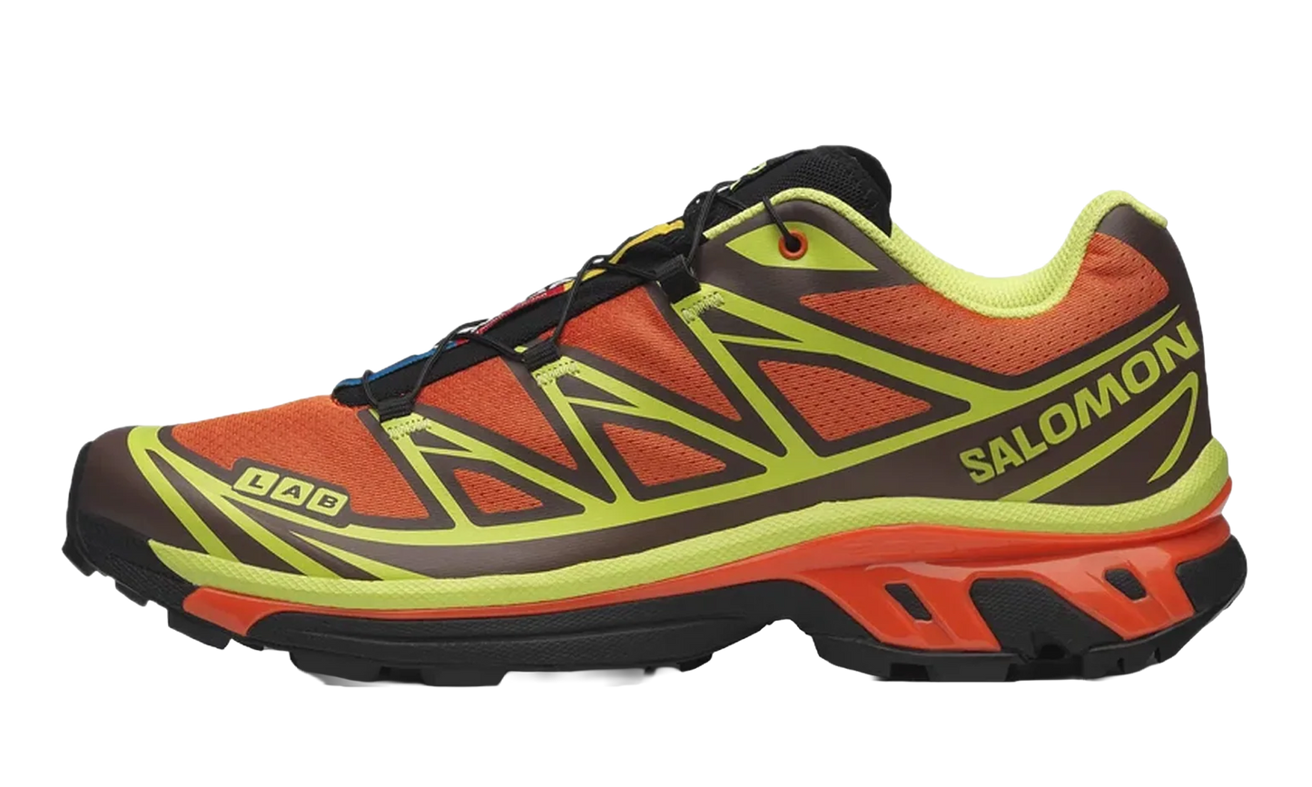 Salomon XT-6 Red Orange Sharp Green