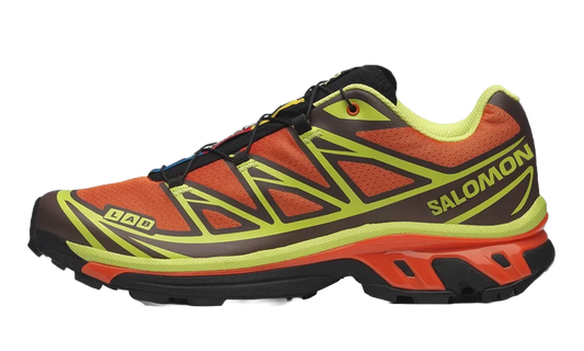 Salomon XT-6 Red Orange Sharp Green