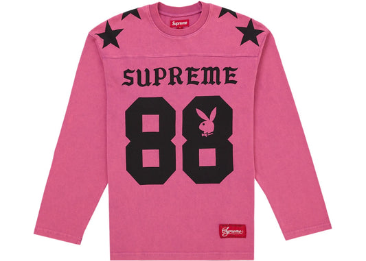 Supreme Playboy L/S Football Top Pink