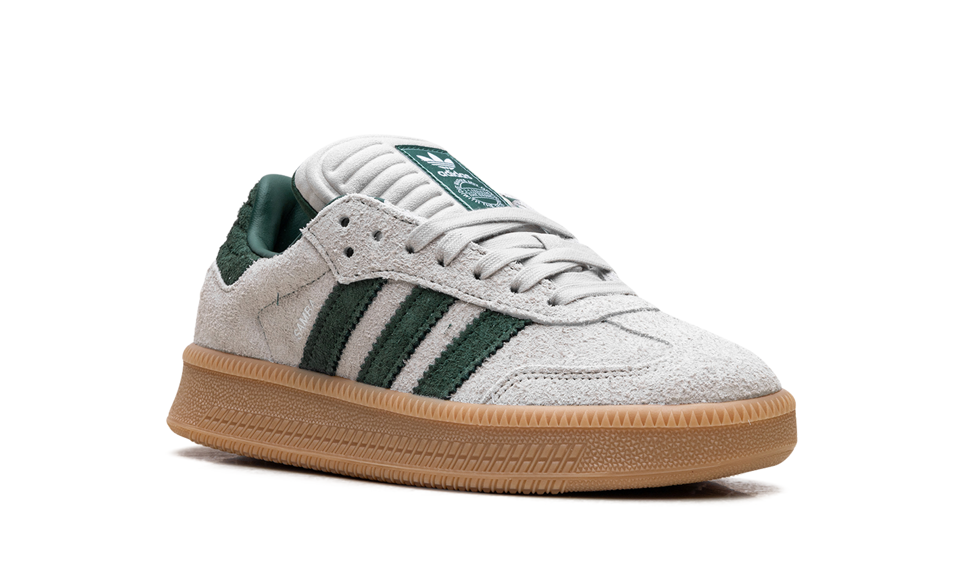 adidas Samba XLG Putty Grey Collegiate Green